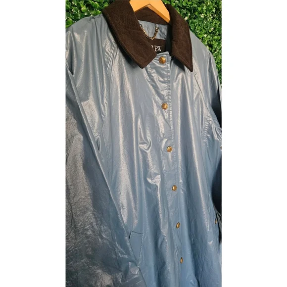 J.Crew Shiny long Barn Jacket™ - Picture 6 of 10